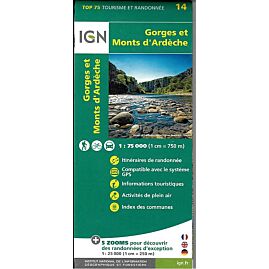 TOP 75 GORGES ET MONTS D'ARDECHE