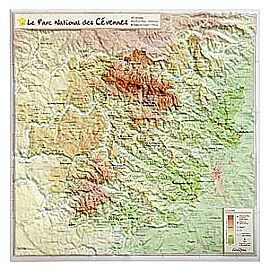 GEORELIEF PN CEVENNES 31X31