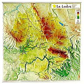 GEORELIEF D48 LOZERE 31X31