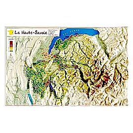 GEORELIEF D74 HAUTE SAVOIE 21X31