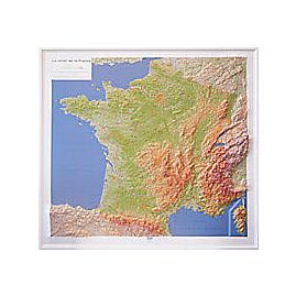 RELIEF DE LA FRANCE 1 1 160 000  92x102