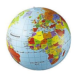 GLOBE GONFLABLE 50 CM LE MONDE