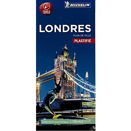 PLAN DE VILLE LONDRES PLASTIFIE