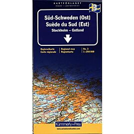 3 SUEDE DU SUD EST ECHELLE 1 250 000