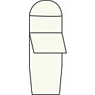 DRAP SARCO CLASSIC COTON ECRU - COTENOR DRAP SARCO CLASSIC COTON ECRU - COTENOR