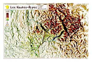 GEORELIEF D05 HAUTES ALPES 21X31