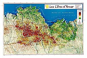 GEORELIEF D22 COTE D'ARMOR 21X31
