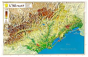 GEORELIEF D34 HERAULT 21X31