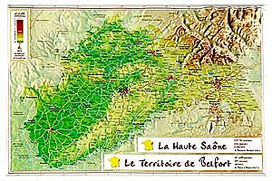 GEORELIEF D70 HAUTE SAONE 21X31