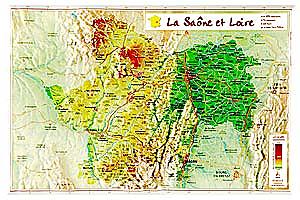 D71 LA SAONE ET LOIRE 21CM X 31CM