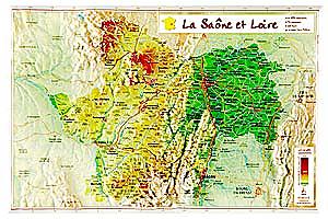 GEORELIEF D71 SAONE ET LOIRE 21X31