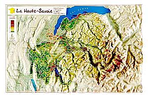 GEORELIEF D74 HAUTE SAVOIE 21X31