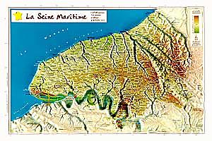 GEORELIEF D76 SEINE MARITIME 21X31