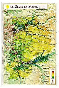 GEORELIEF D77 SEINE ET MARNE 31X21