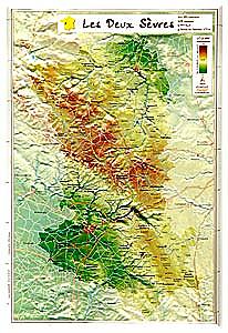 GEORELIEF D79 DEUX SEVRES 31X21