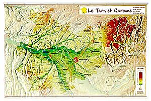 GEORELIEF D82 TARN ET GARONNE 21X31