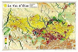 GEORELIEF D95 VAL D'OISE 21X31