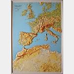 RELIEF EUROPE AFRIQUE 1 5 000 000  60x86