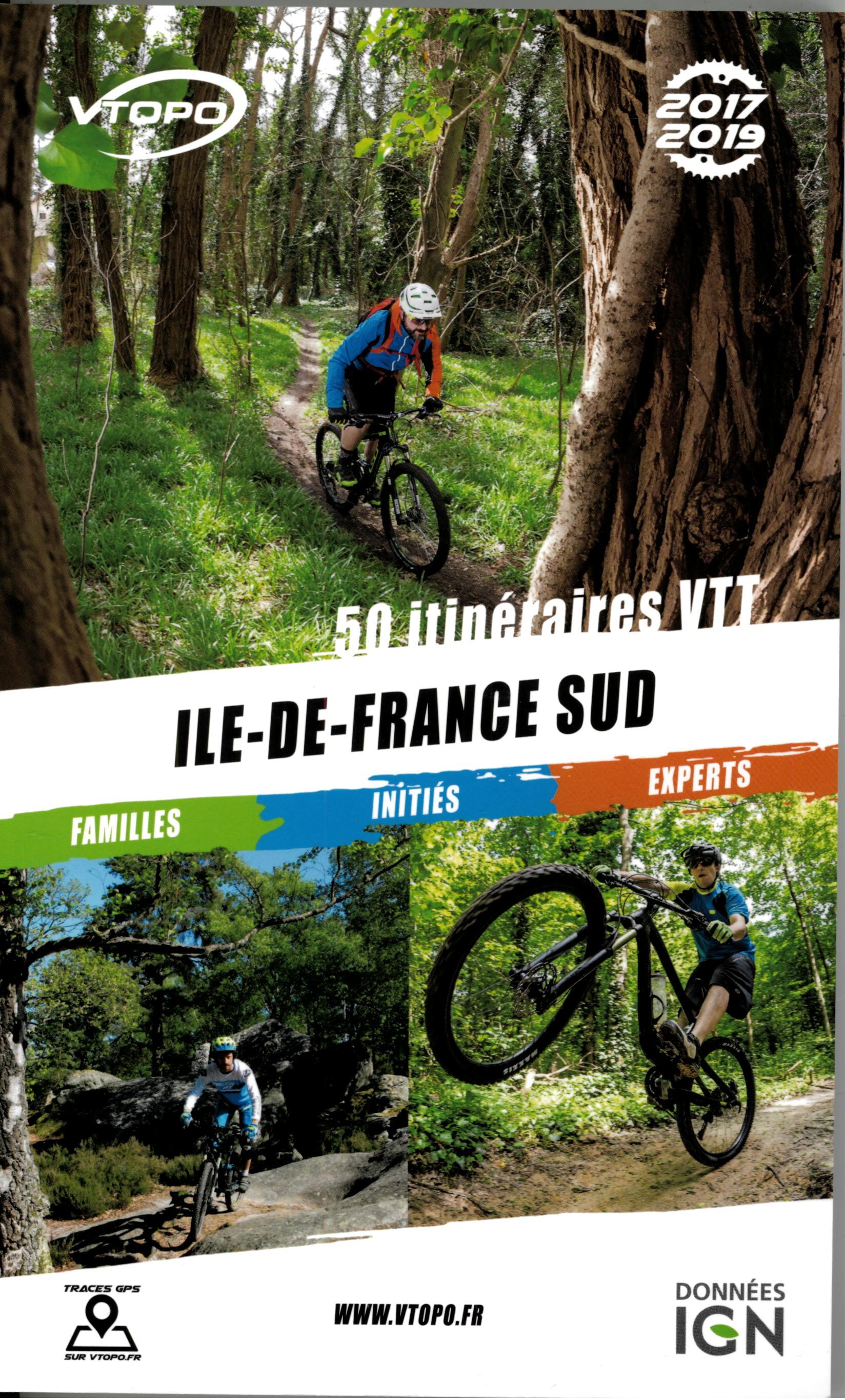 VTOPO ILE DE FRANCE SUD 57 ITINERAIRES VTT ED 2025