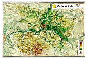 GEORELIEF D49 MAINE ET LOIRE 21X31