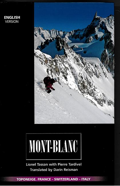 MONT BLANC EN ANGLAIS TOPO NEIGE