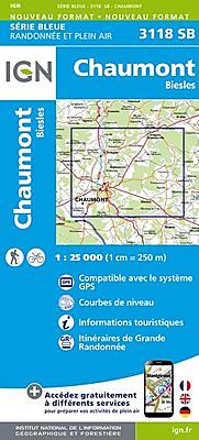 3118 SB CHAUMONT BIESLES 1 25 000