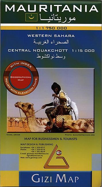 MAURITANIE ECHELLE 1 1 750 000 E GIZI