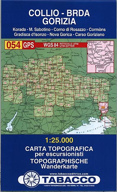 54 COLLIO BRDA GORIZIA 1 25 000
