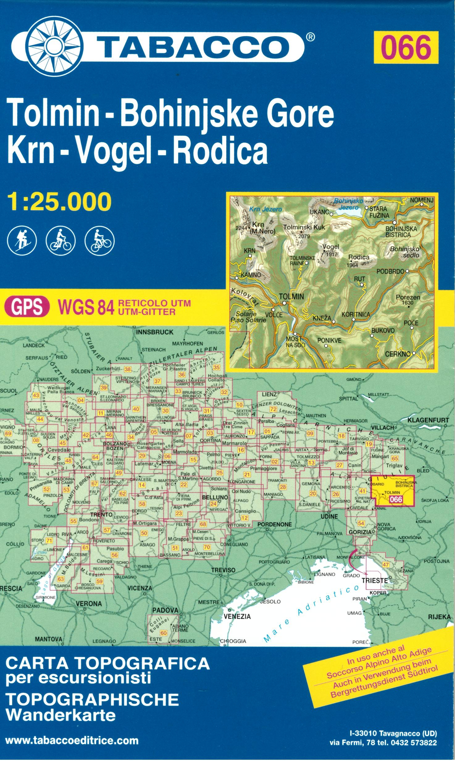 66 TOLMIN 1 25 000 SLOVENIE