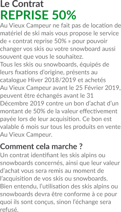 Le contrat reprise 50%